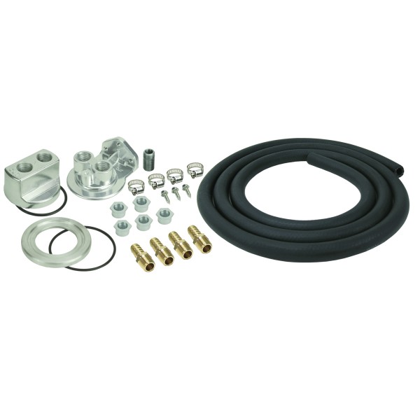 Universal Single Mount Ports Up Universal Oil Filter Relocation Kit Holden/Ford
