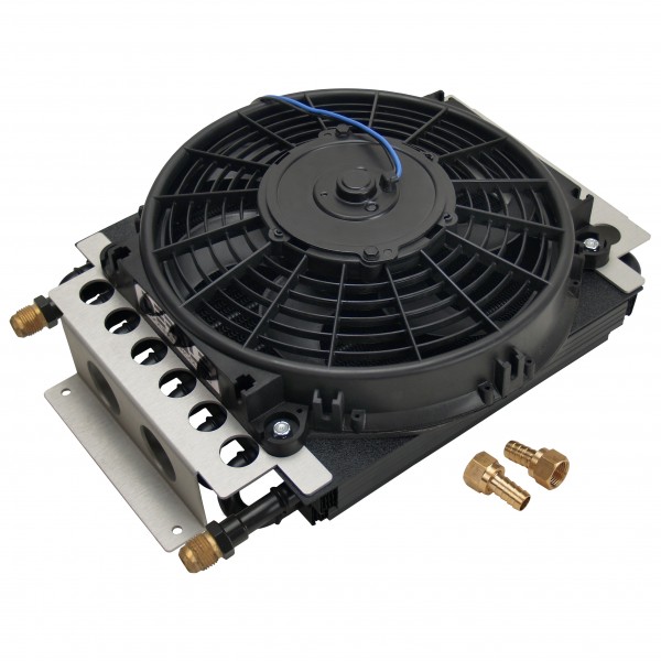 Derale Electra-Cool Fluid Cooler Single 16 Pass 15-3/4"x11-1/2"x5"