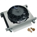 Derale Hyper-Cool Fluid Cooler 25 Row 13"x10"x5-5/8" 8" Fan