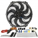 Derale 16" Tornado Reversible 2175Cfm Electric Fan with 180F Thermostat