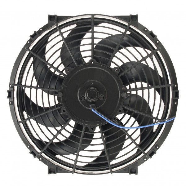 Derale 12" Tornado Electric Reversible Puller Fan with Mount Kit 880Cfm