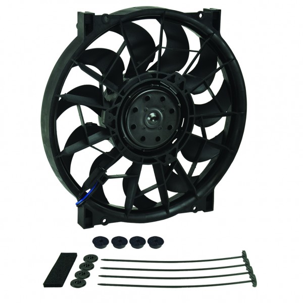 Derale High Output 12" Radiator Fan 2000Cfm 265w Tri-pac Motor