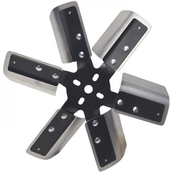Derale Heavy Duty Stainless Steel Standard Rotation 13 Inch Flex Fan
