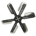 Derale Heavy Duty Stainless Steel Standard Rotation 19 Inch Flex Fan