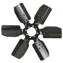 Derale Standard Rotation Fan Clutch Fan Black 17 Inch 8 Hole Centre Hub