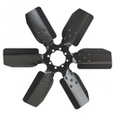 Derale Standard Rotation Fan Clutch Fan Black 18 Inch 8 Hole Centre Hub