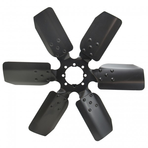 Derale Standard Rotation Fan Clutch Fan Black 19 Inch 8 Hole Centre Hub