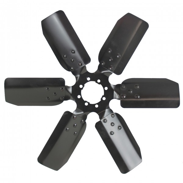 Derale Standard Rotation Fan Clutch Fan Black 20 Inch 8 Hole Centre Hub