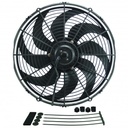 Derale Dyno-Cool 16" Curved Blade Electric Puller (Reversible) Fan 1980cfm