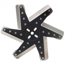 Derale High Performance Flex Fan 13 Inch Stainless Blade Black Hub