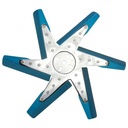 Derale High Performance Flex Fan 17 Inch Blue Blade Chrome Hub