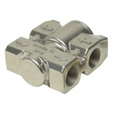 Billet Style Aluminum Fluid Control Thermostat with 3/8" NPT ports Derale