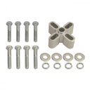 Engine Fan Spacer 1" Thick (Female 5/8" Pilot) Aluminium Kit Derale