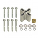 Engine Fan Spacer 1.5" Thick (Female 5/8" Pilot) Aluminium Kit Derale