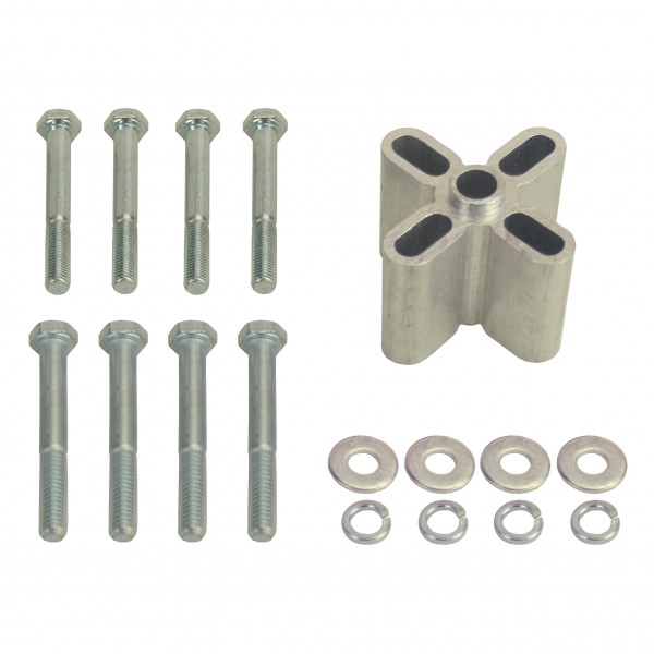 Engine Fan Spacer 1.75" Thick (Female 5/8" Pilot) Aluminium Kit Derale