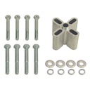 Engine Fan Spacer 1.75" Thick (Female 5/8" Pilot) Aluminium Kit Derale