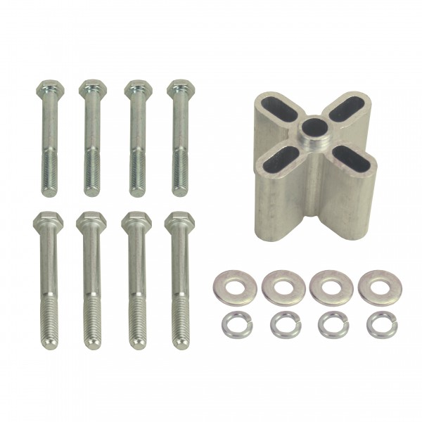 Engine Fan Spacer 2" Thick (Female 5/8" Pilot) Aluminium Kit Derale