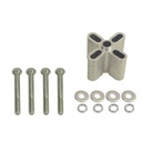Engine Fan Spacer 2" Thick (Female 5/8" Pilot) Aluminium Kit Derale