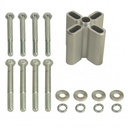 Engine Fan Spacer 2.25" Thick (Female 5/8" Pilot) Aluminium Kit Derale