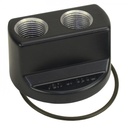 Premium Engine Spin On Adapter with -10AN O-ring Ports, 18x1.5mm Engine Thread
