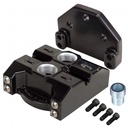 Single Ports Up Remote Filter Mount -10AN-7/8"-14 O-ring ports, 13/16"-16 Thread