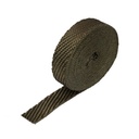 Lava Exhaust Wrap 25mm(1") Wide x 7.5mt(25ft) Roll 650C Continuous Made in Usa