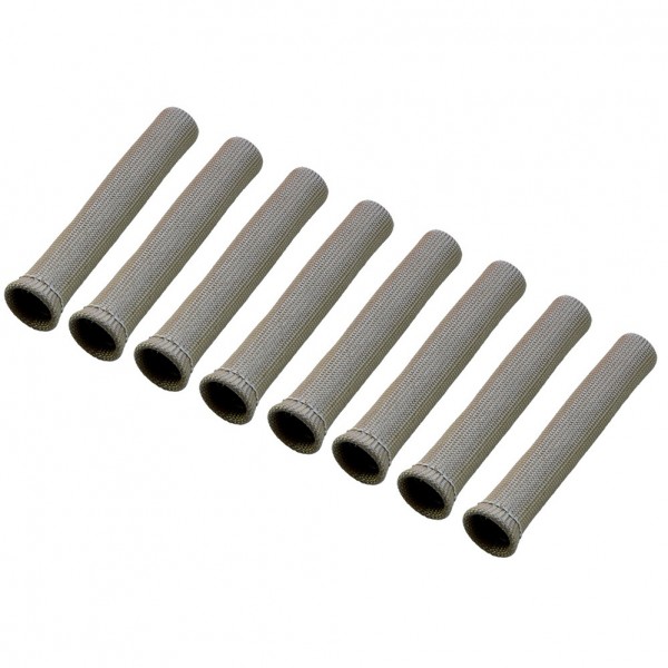 Spark Plug Heatshield Insulation Boot Fawn Set 8 Universal 1"Id bends to 90