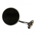 4" Stainless Straight Arm Peep Side Door Edge Glass Mirror Outside Rear View