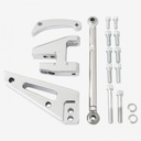 Alternator Bracket Kit Billet Polished Aluminium Chevrolet Small Block Swp
