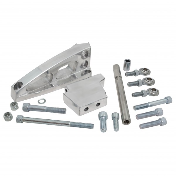 Air Conditioning Bracket Polished Aluminium Chevrolet Big Block Swp