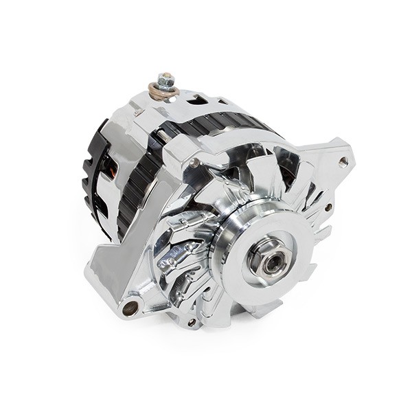 Alternator GM 1968-95 V8 CS130 Single Groove Chrome Steel 160 Amp 1 Wire