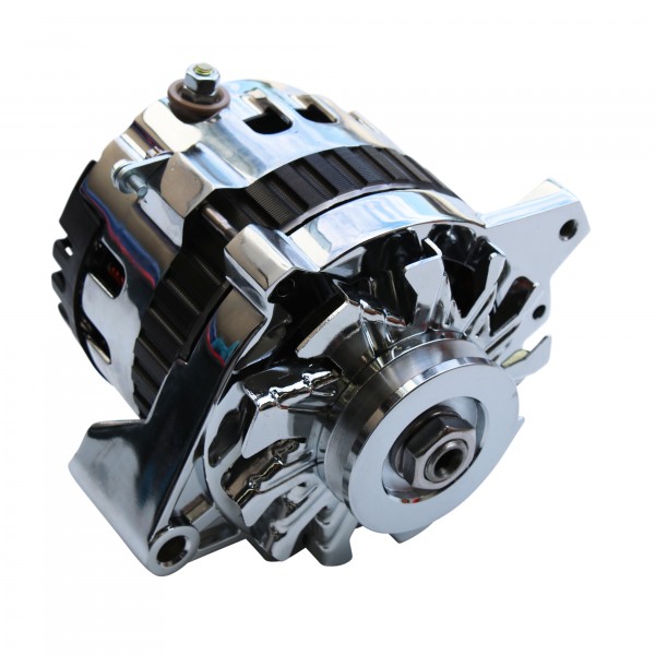 Alternator GM 1968-95 V8 CS130 Single Groove Chrome Steel 220 Amp 1 Wire