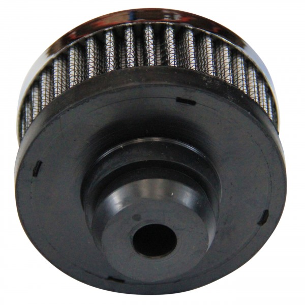 Valve Cover Breather Cap Push In Hi Performance 2 Inch Tall Chrome with Grommet