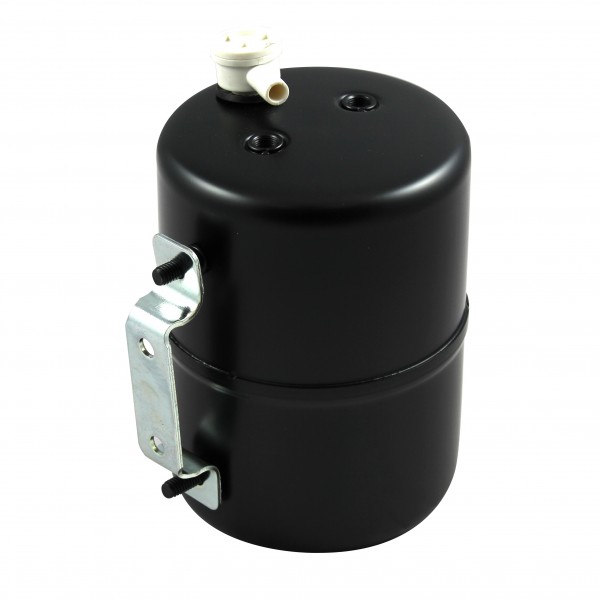 Steel Vacuum System Reservoir Tank with Hardware - Black