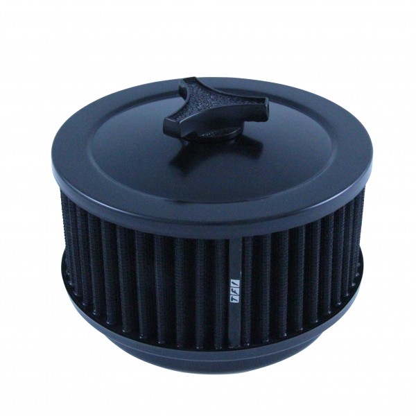Black Air Cleaner 6-3/8" Wide x 3" Tall Suit 5-1/8" Holley Carburettor