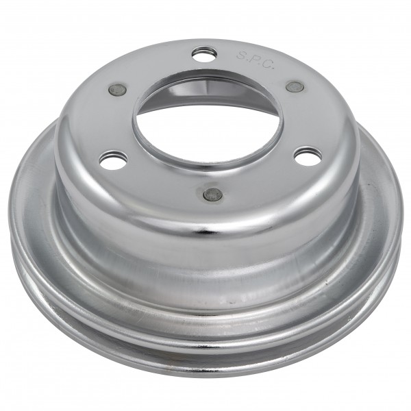 Pulley Crankshaft Single Groove Chromed Steel Ford Windsor 289 1965-66