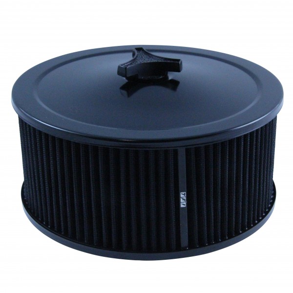 Black Air Cleaner 9" Wide x 4" Tall Holley Edelbrock Quadrajet Carburettor