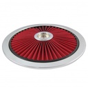 Extraflow Red Element Chrome Air Filter 14" Top Cotton Pleated