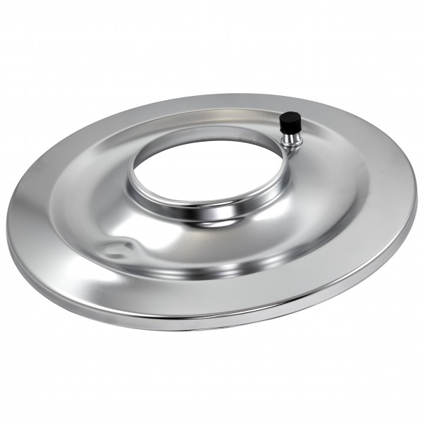 Filter Base 14 Inch Steel Zinc Holley Edelbrock Raised 5-1/8" Carburettor