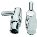 Polished Billet Aluminium PCV valve with 3/4" neck