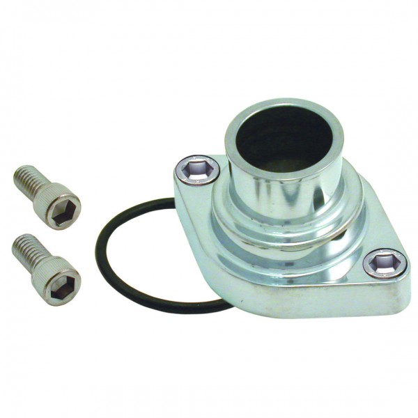 Water Neck Chevrolet Small + Big Block Straight Polished Alloy