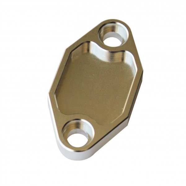 Fuel Pump Block Off Plate Ford Cleveland 302-351-400M Billet Alloy