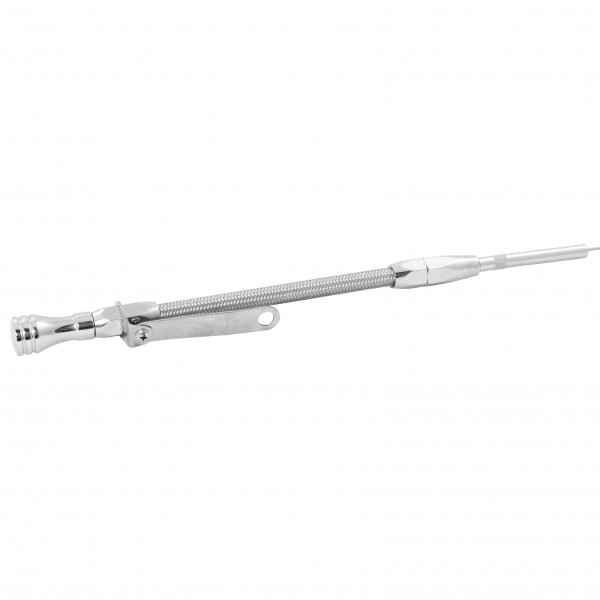 Engine Dipstick Tube Chevrolet V8 Small Block 305-350 1980 on Flexible Polished
