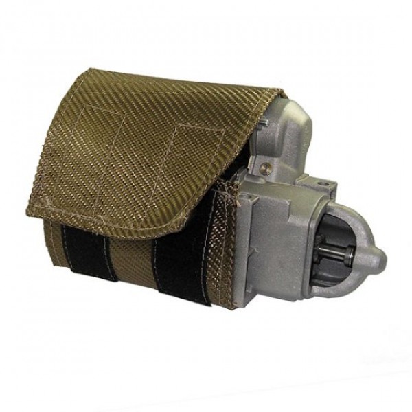 Starter Motor Heat Shield Lava Hook-Loop fastener 18.5cm x 55cm. 650C Cont