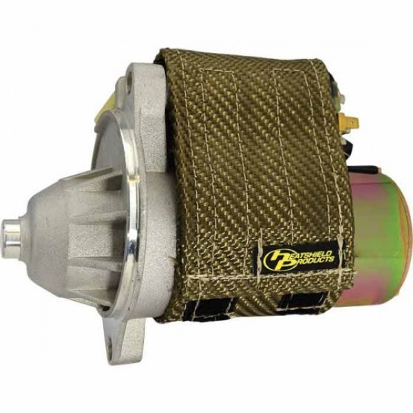 Starter Motor Heat Shield Lava Hook-Loop fastener 9cm x 45cm. 650C Cont