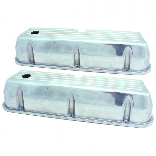 Valve Covers Alloy Ford Windsor V8 260-289-302-351 Tall Milled Baffled