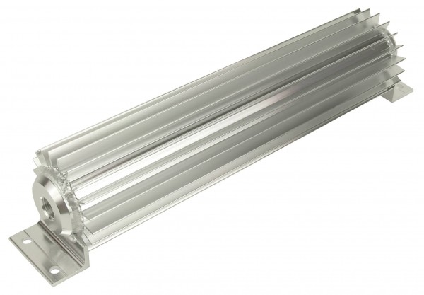 Aluminium Heat Sink Fluid Cooler 10-1/4" x 3". 3/8" Npt Inlet