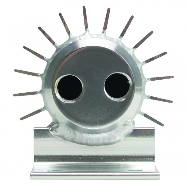 Aluminium Heat Sink Fluid Cooler 20-1/4" x 3". 3/8" Npt Inlet