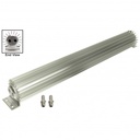 Aluminium Heat Sink Fluid Cooler 24-1/4" x 3" Dual Pass 1/4" Npt Inlet
