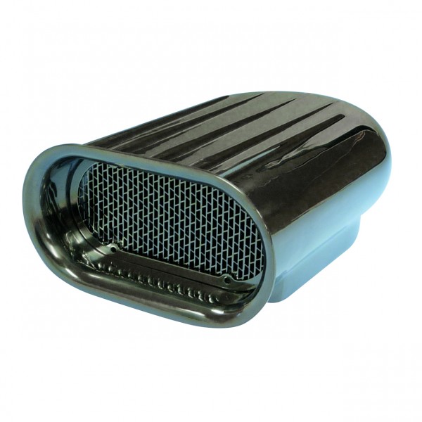 Scoop Short (Hilborn Style) Polished 5 Finned Alloy 13-1/2" Long